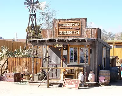 this wild west movie set has become a real town in southern california