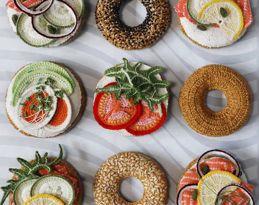 the crochet bagel bar