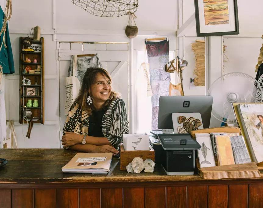 how to back yourself in business with artist delvene cockatoo-collins