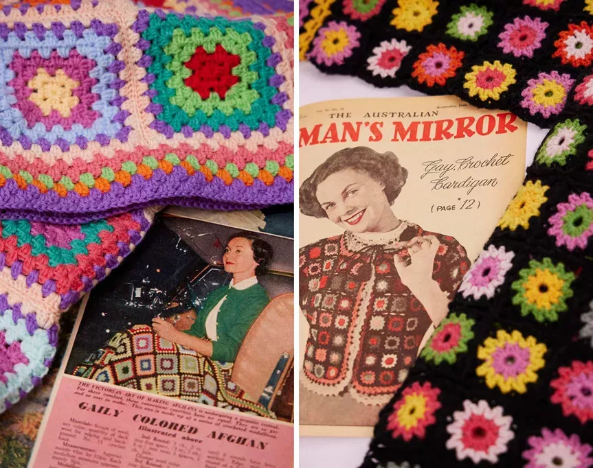 how to find free vintage australian knitting and crochet patterns