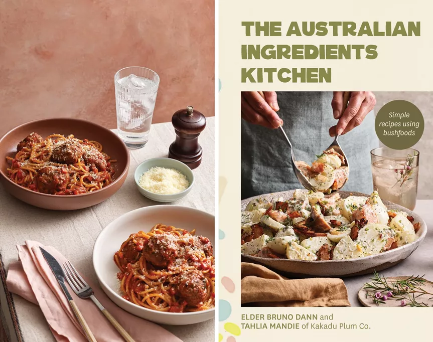 meatballs with pepperberry, saltbush and cinnamon myrtle recipe by elder bruno dann and tahlia mandie