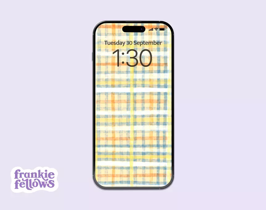 download this pretty plaid wallpaper