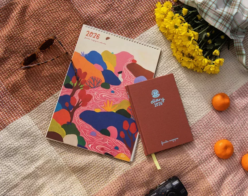 the frankie 2026 diary and calendar are now on sale