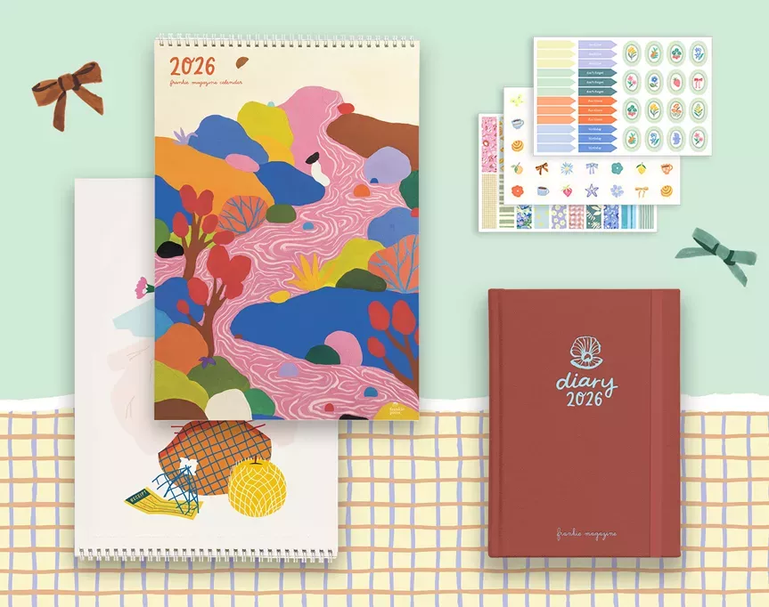 pre-order the 2026 frankie diary and calendar