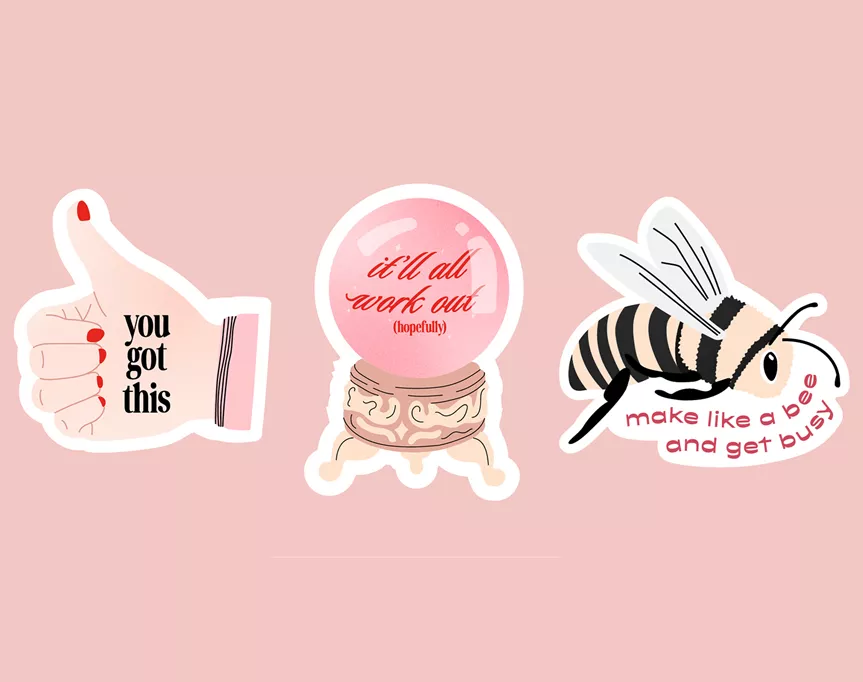 download these cute illustrations for your vision board