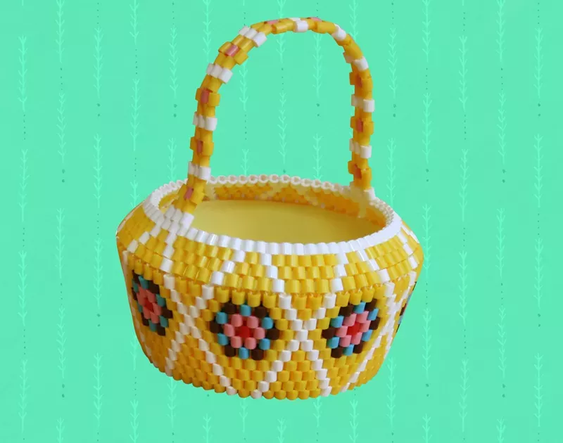 bead all about this super-cute basket