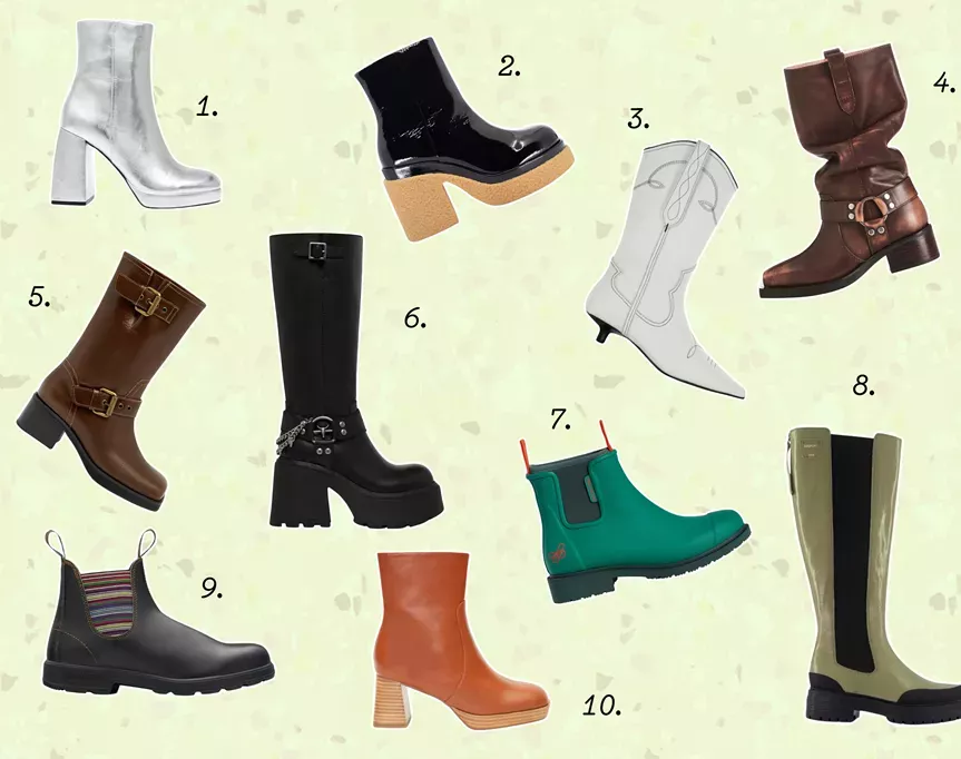 10 rad boots to trot around town in