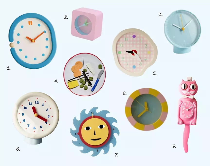 9 fun clocks to help time fly