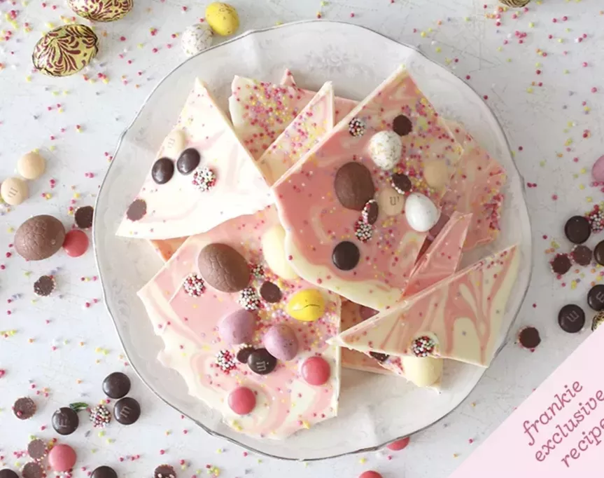 full recipe – easter chocolate bark