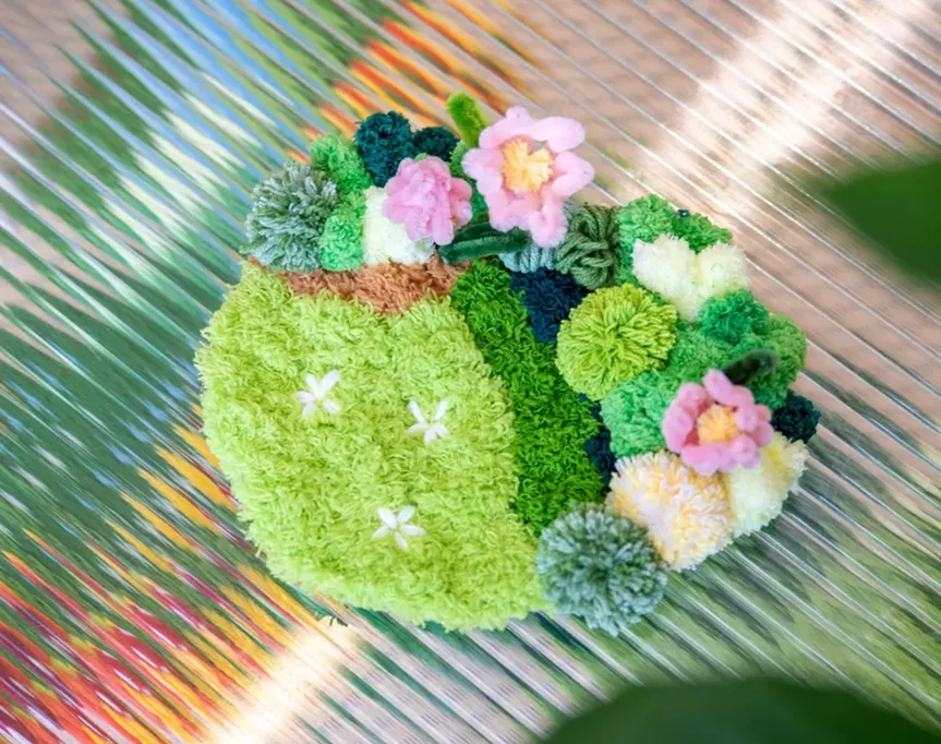 have a squiz at craft club’s mossy diy coasters