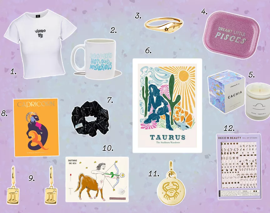 12 bits and bobs inspired by the zodiac signs