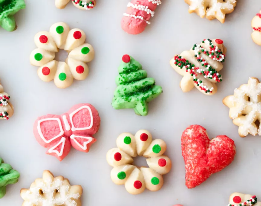 christmas spritz cookies