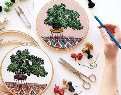 word from the wise: getting started in embroidery with sarah k. benning