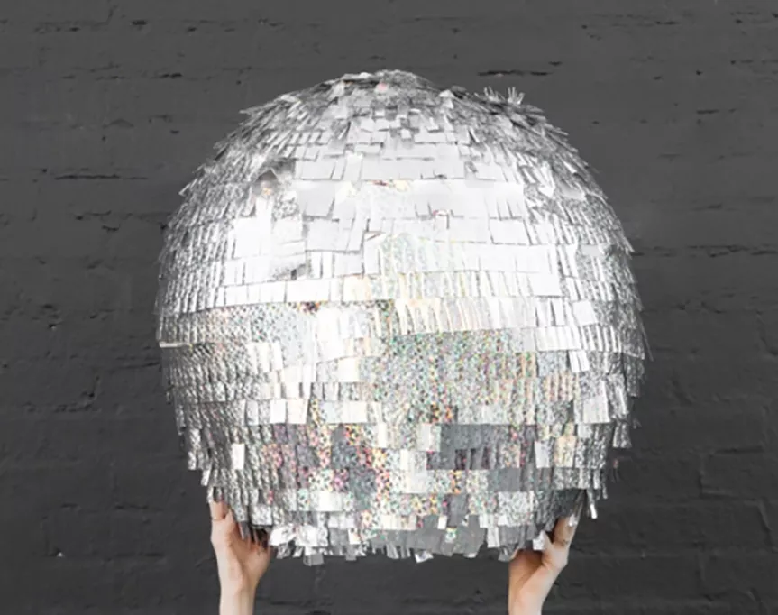 diy disco ball piñata