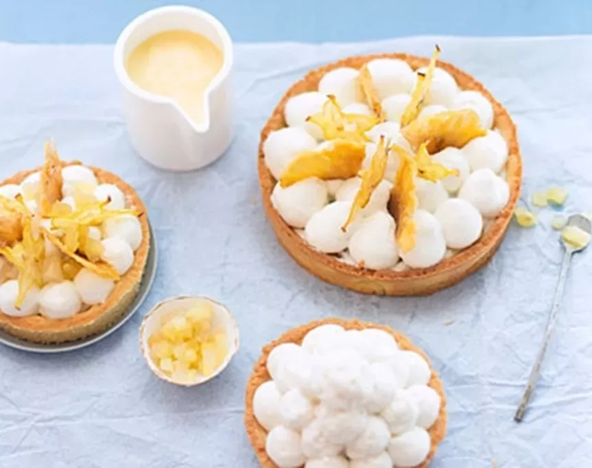 frankie fodder - tropical coconut tartlets