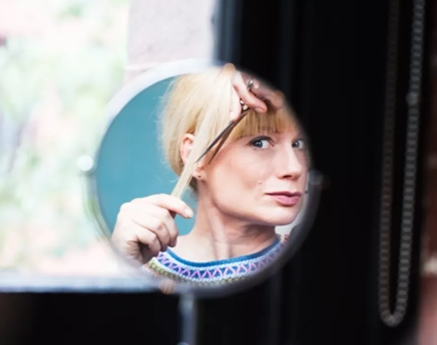 get fancy: trim your own fringe