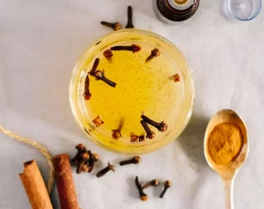 homemade minty clove mouthwash