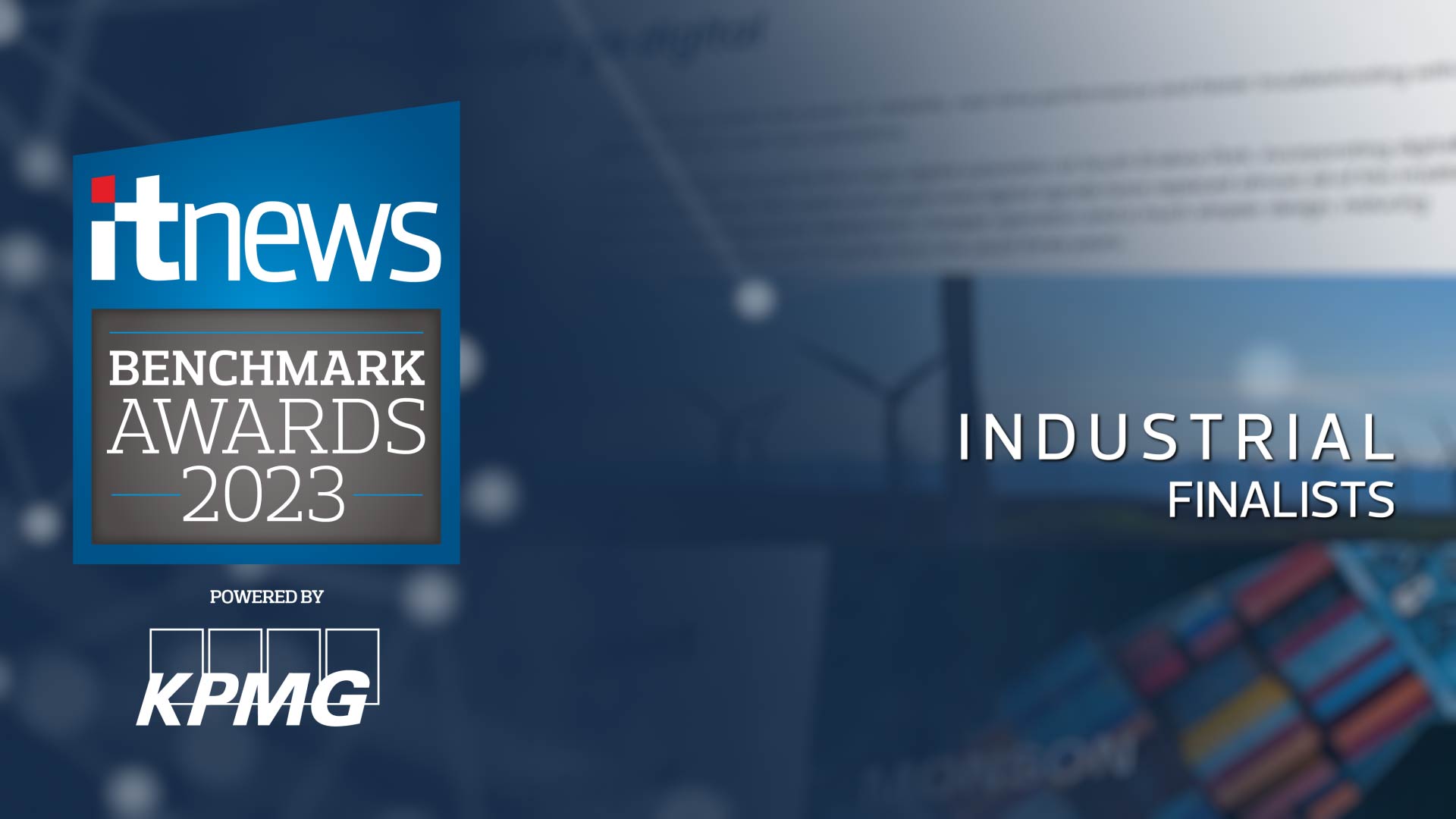 Meet the Industrial Finalists in the 2023 iTnews Benchmark Awards