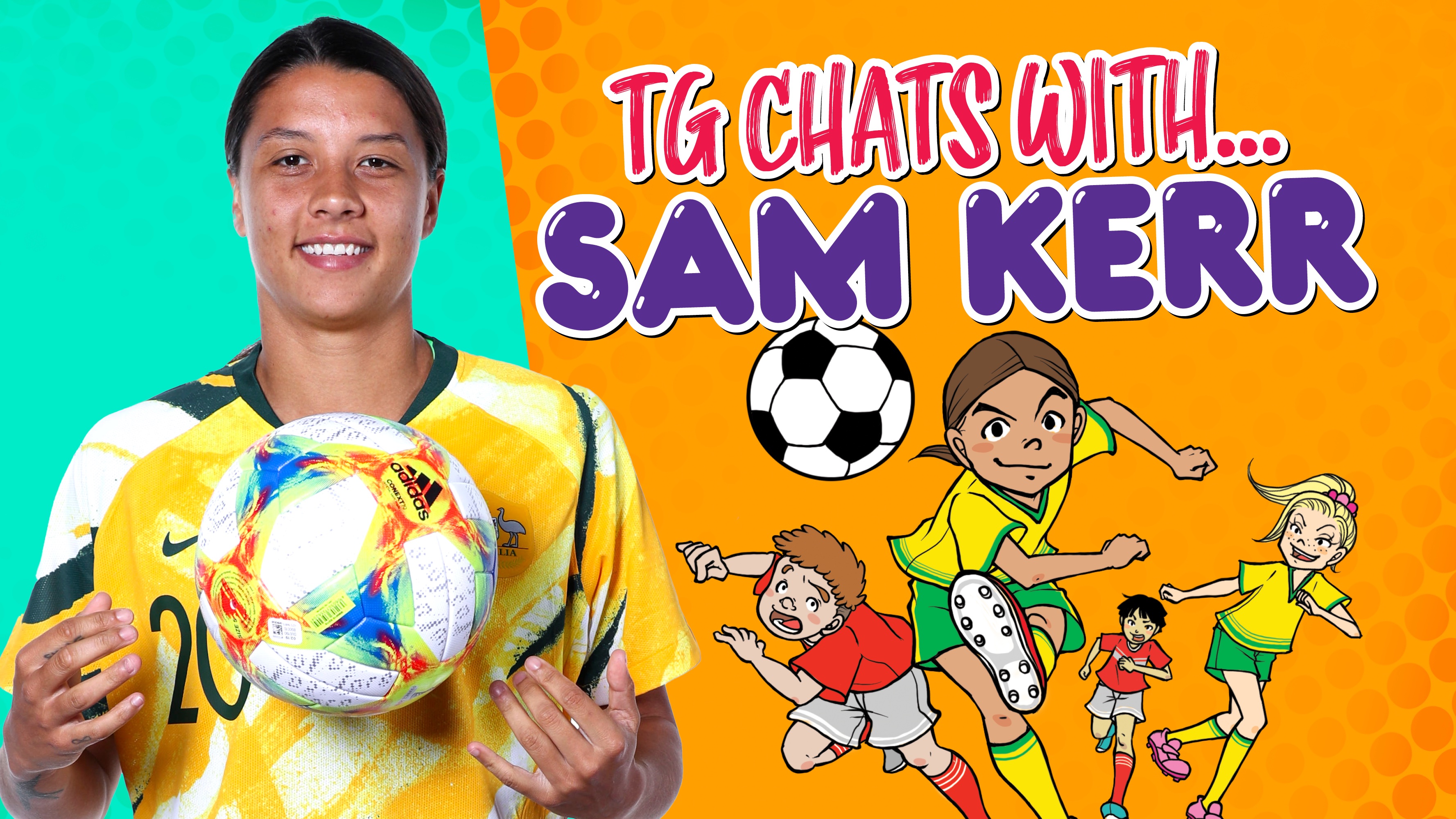 Kicking goals! Sam Kerr chats with Total Girl - soccer tips and more