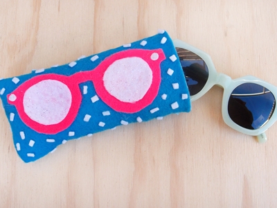 frankie exclusive diy: summer loving glasses pouch • craft • frankie ...