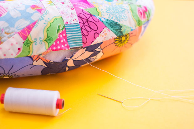 DIY Scrapwork Travel Pillow Step 12