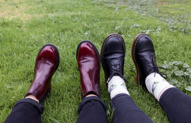 wearing in docs