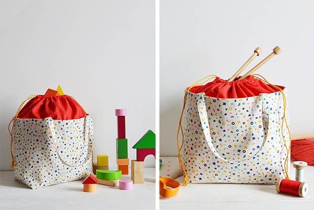 frankie exclusive diy: drawstring basket-bag • craft • frankie magazine •  australian fashion magazine online