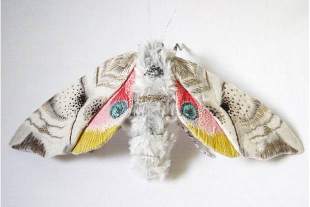 embroidered moths 2