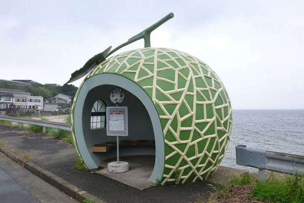 fruit shaped bus stops 2