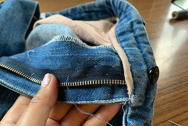 how to replace a broke zipper frankie amie mai 3