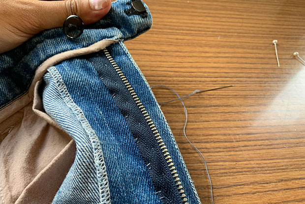 how to replace a broke zipper frankie amie mai 4