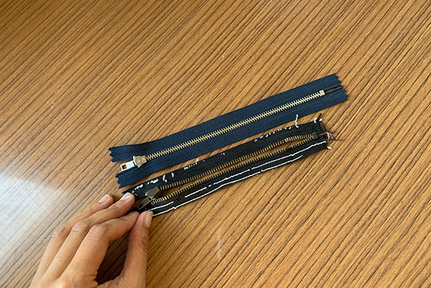 how to replace a broke zipper frankie amie mai9