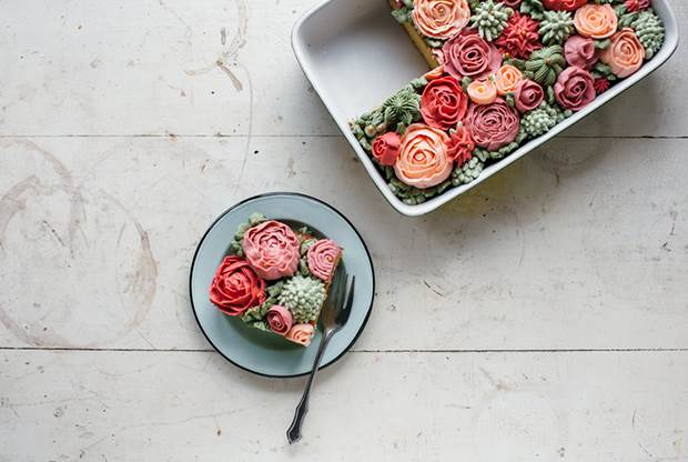 rose rose cake 1