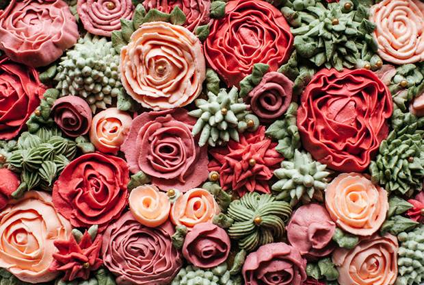 rose rose cake 2