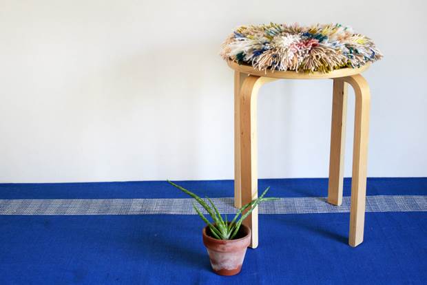 shag stool 1