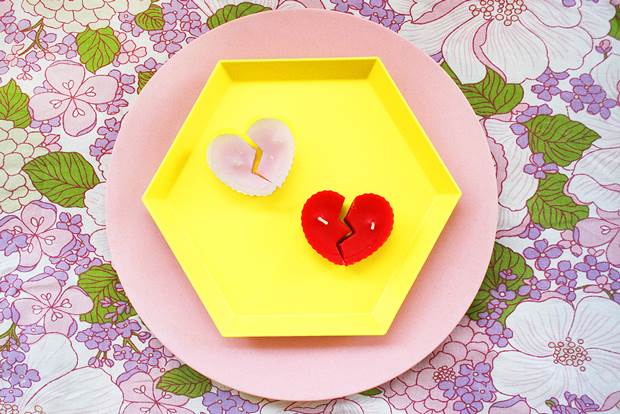 valentines candle 1