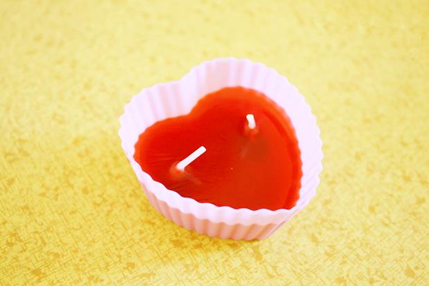 valentines candle 5