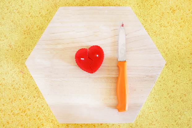 valentines candle 7