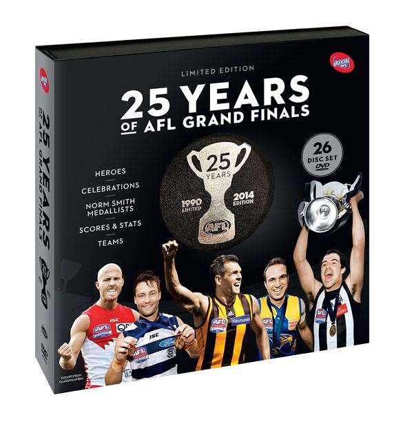 “25 years of AFL Grand Finals” DVD winner More Sport Inside Sport