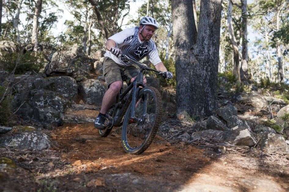 Raw Tasmania Hauling through Hollybank Australian Mountain