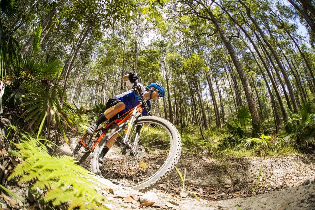 Behind the beach in Noosa Australian Mountain Bike The home for