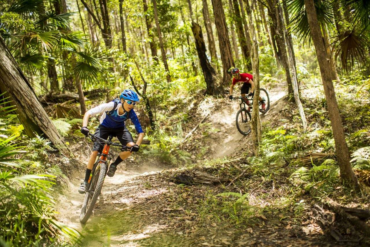 Behind the beach in Noosa Australian Mountain Bike The home for
