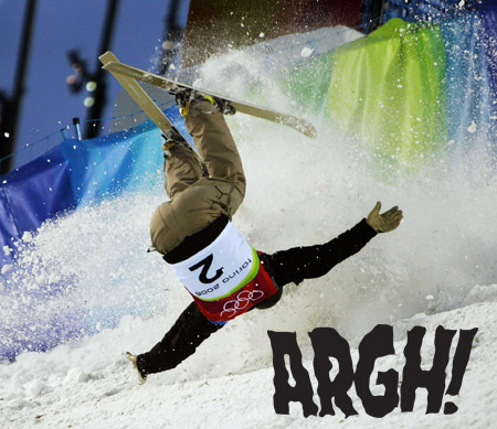 ARGH! Skiing looks pretty stack-worthy