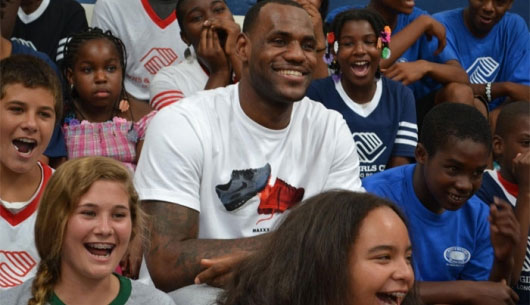 Basketballer Lebron James. Photo: Facebook