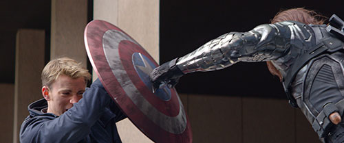 Captain America Fighting