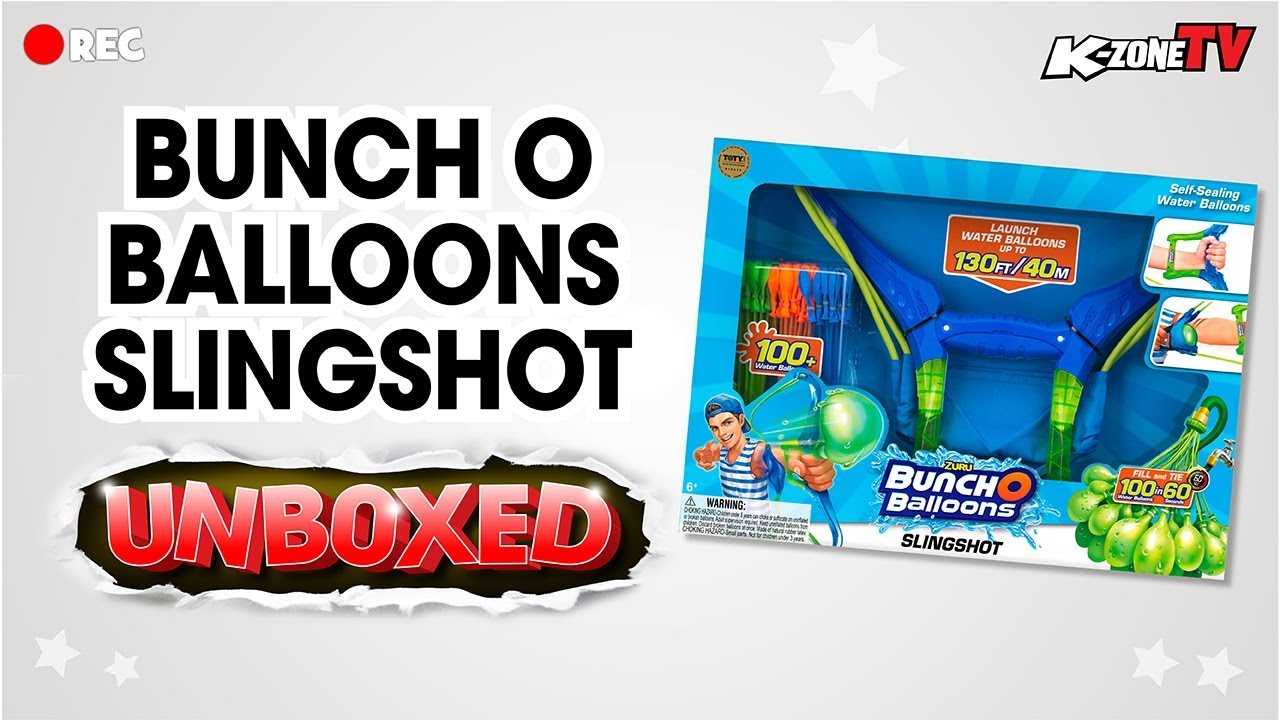 Zuru Bunch O Balloons Slingshot Unboxing KZone