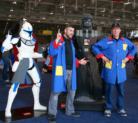 Dan and Chris Star Wars LEGO build