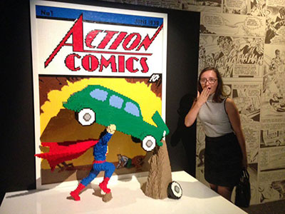 Erin and Action Comics