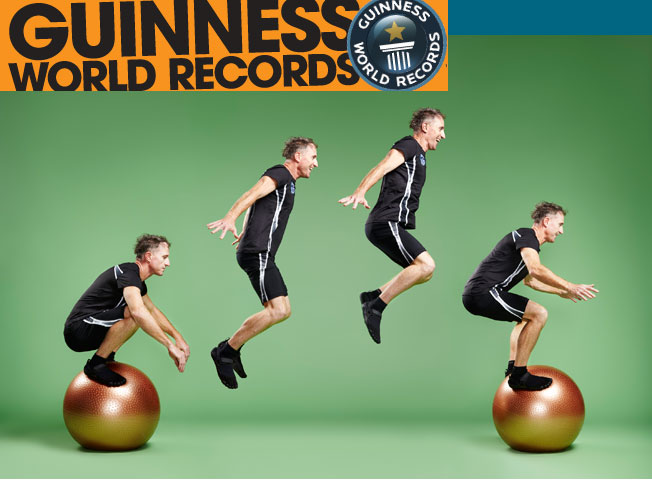 Fitness Guiness World Record: Swiss Ball Jump Photo