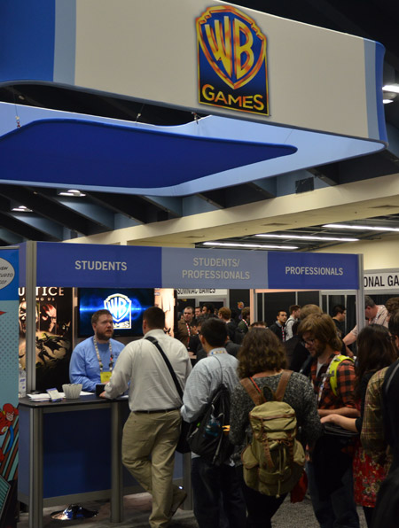 Warner Brothers Game Conference Stand
